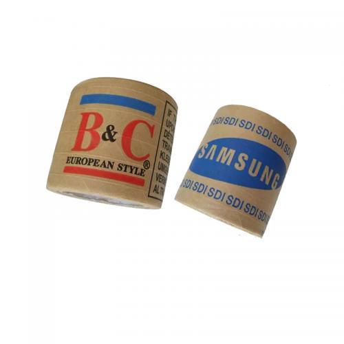 Custom Waterproof Fiber Reinforced Kraft Paper Tape For Box Packing