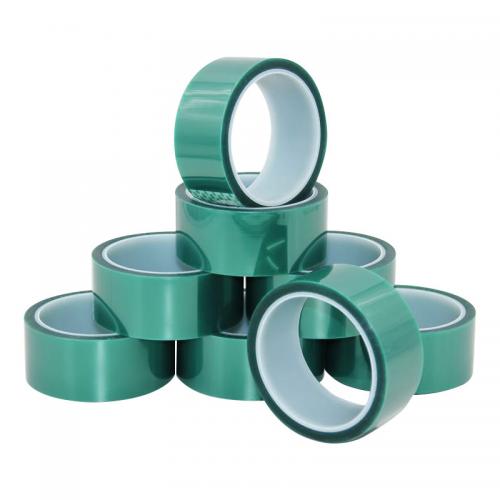 Green Insulated Electrical Tapes 200C No Printing For Paint Masking