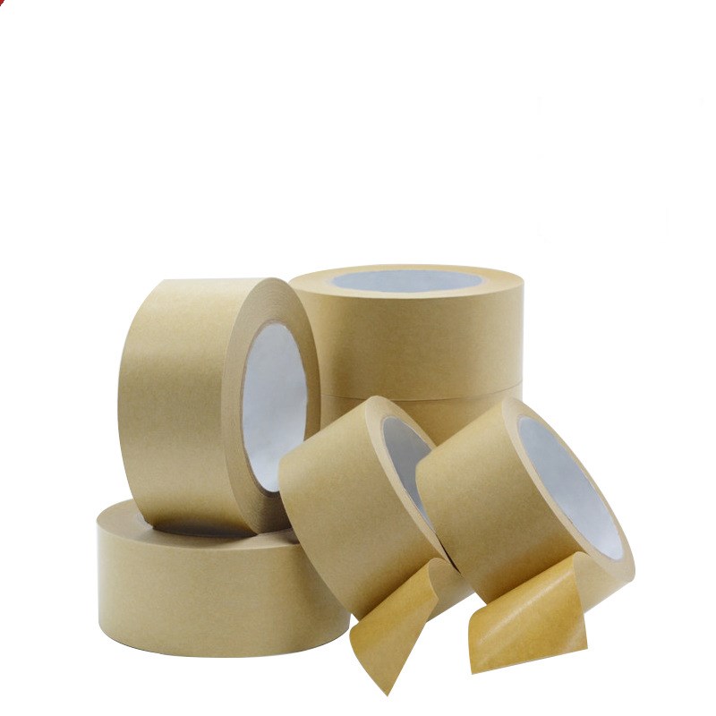 Self Adhesive Kraft Paper Tape Acrylic Adhesive For Carton Sealing