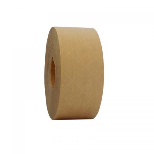 Water Active Kraft Paper Tape With Reinforce Fiberglass for carton sealing